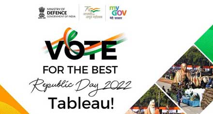 Tableau Display of Various Ministries and Departments at Republic Day Parade 2022